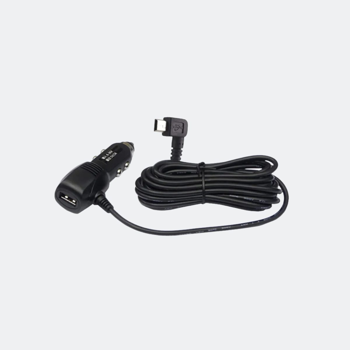 Carlover Araç Çakmak Soketi 5V 2A 90C Mini USB Çıkışlı